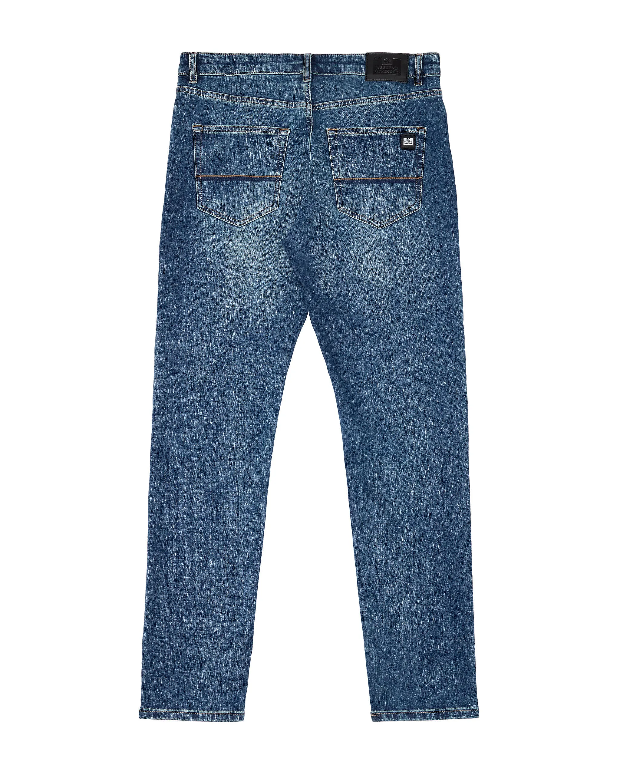444 Tapered Washed Vintage Denim Jeans