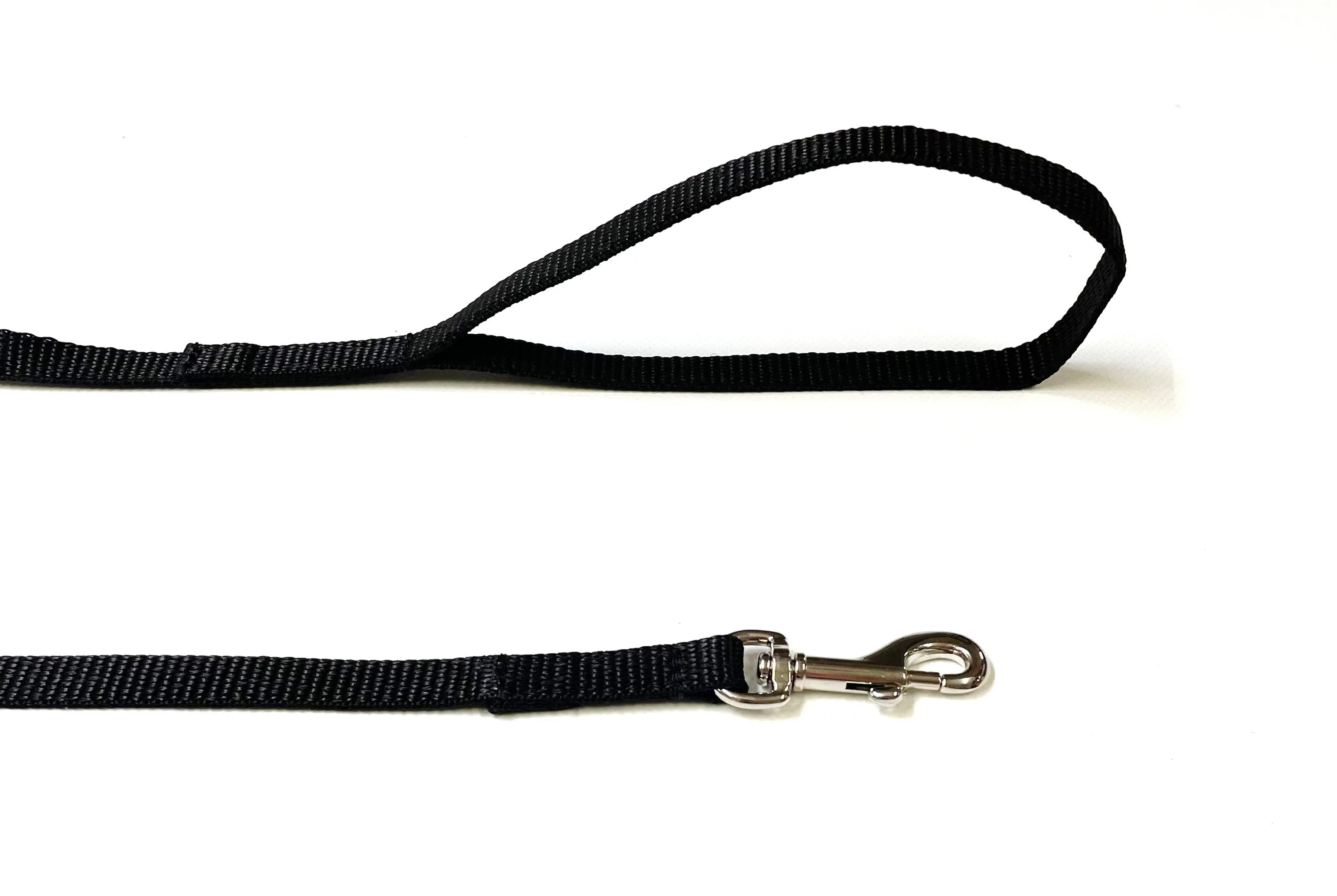 76" Long Dog Walking Lead Puppy Leash 13mm Wide Strong Durable Webbing In 19 Colours