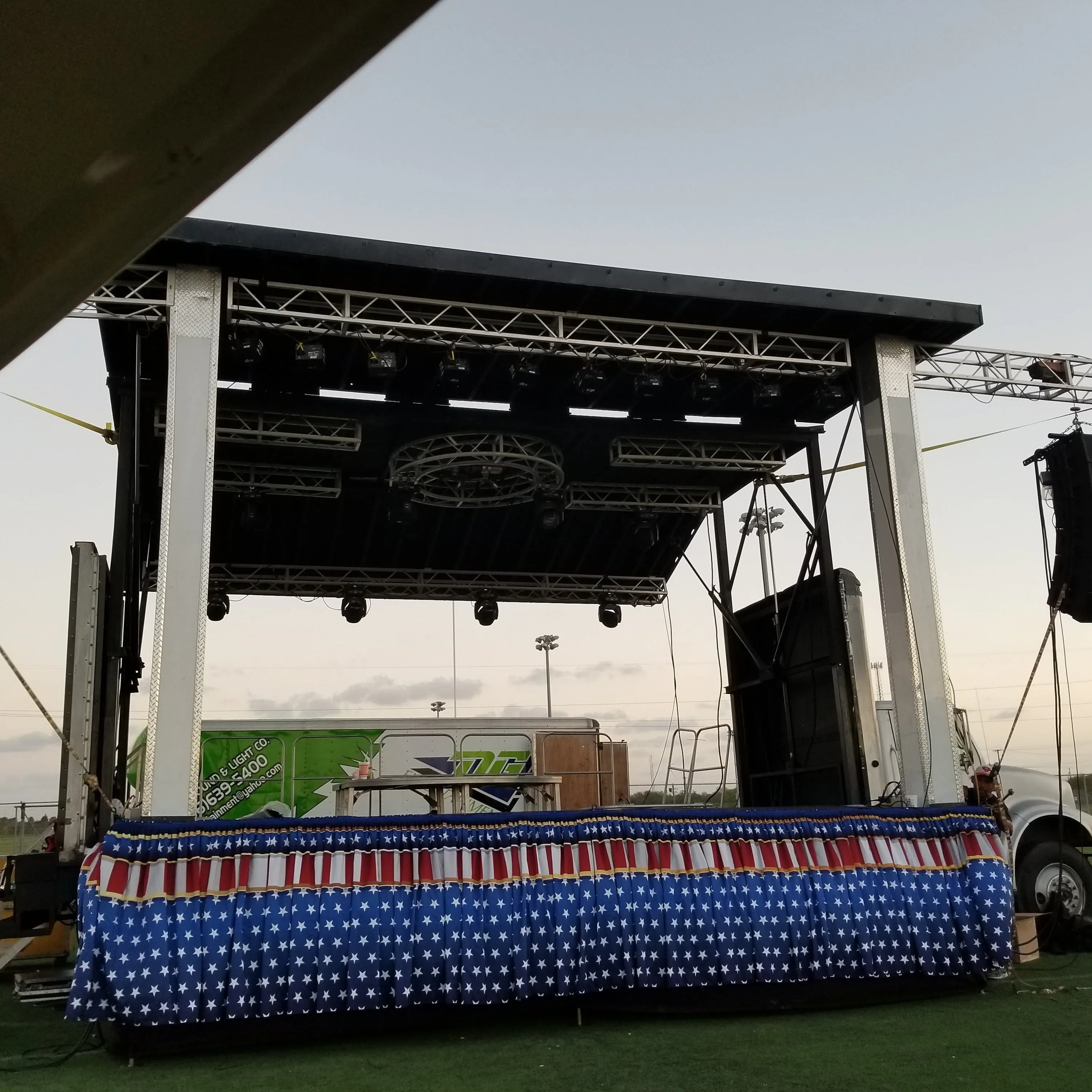 Custom Printed Stage Skirt Any Custom Size - All Over Print