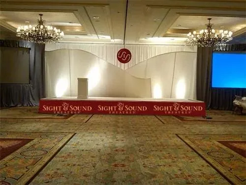 Custom Printed Stage Skirt Any Custom Size - All Over Print