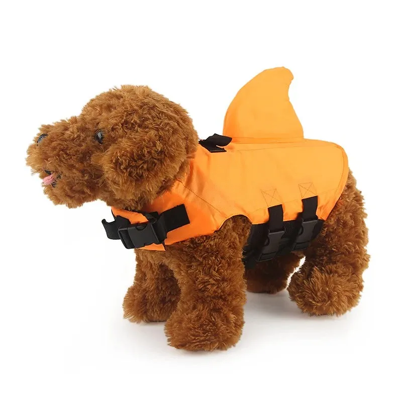 Dog Life Vest Swimming Suit - Summer Shark