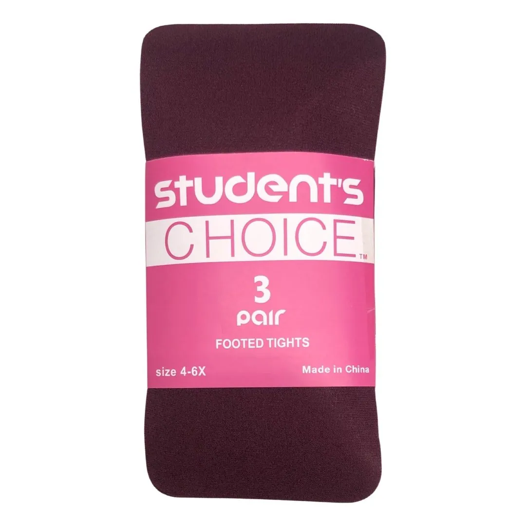 Girls 3-Pack Tights