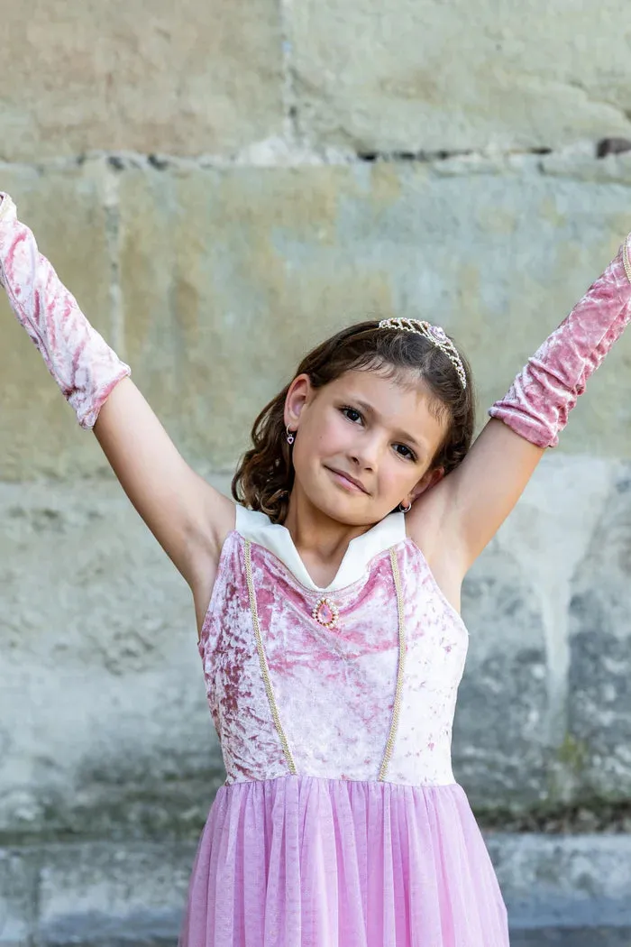 Great Pretenders 34113/34115/34117 Velvety Soft Sleeping Sweetheart Princess Gown with Arm Warmers