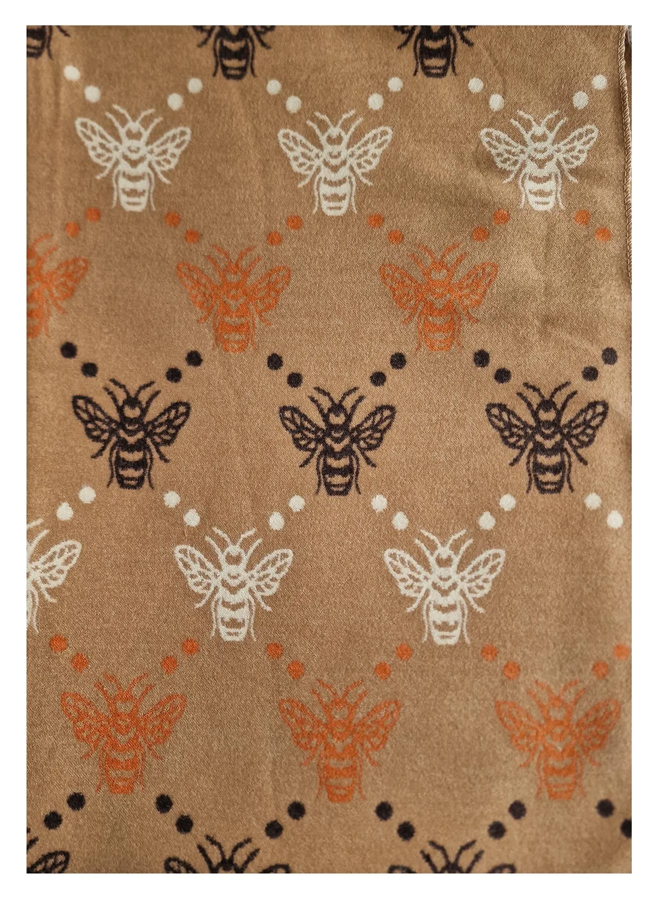 Hazy Blue Pashmina feel Luxury Ladies Womens Scarf - Bee
