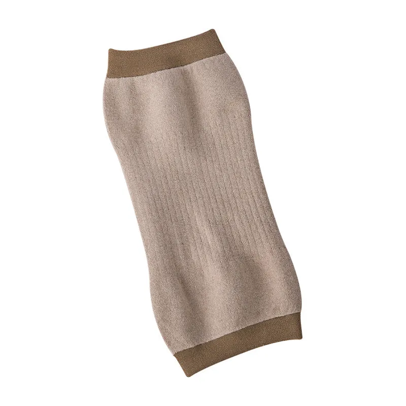 Knitted cashmere knee pads - warm and comfortable