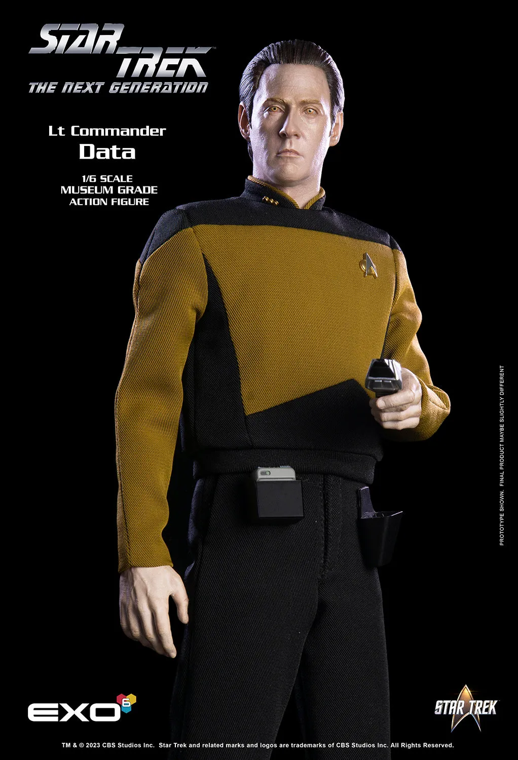Lt. Commander Data (Essentials Version) 1/6 Scale Figure by EXO-6