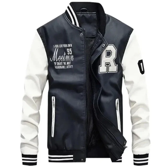 Men's Embroidery Baseball Jacket