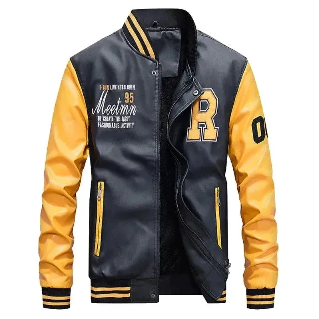 Men's Embroidery Baseball Jacket