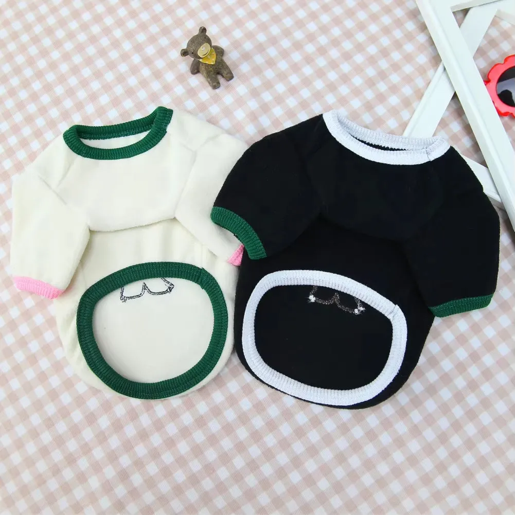 Pet Clothes Dog Cat Sweater Cute Soft Solid Color Sweatshirt Pullover Pets Clothing Outfit Chihuahua Teddy Costume Pets Supplies