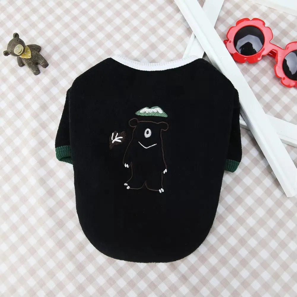 Pet Clothes Dog Cat Sweater Cute Soft Solid Color Sweatshirt Pullover Pets Clothing Outfit Chihuahua Teddy Costume Pets Supplies