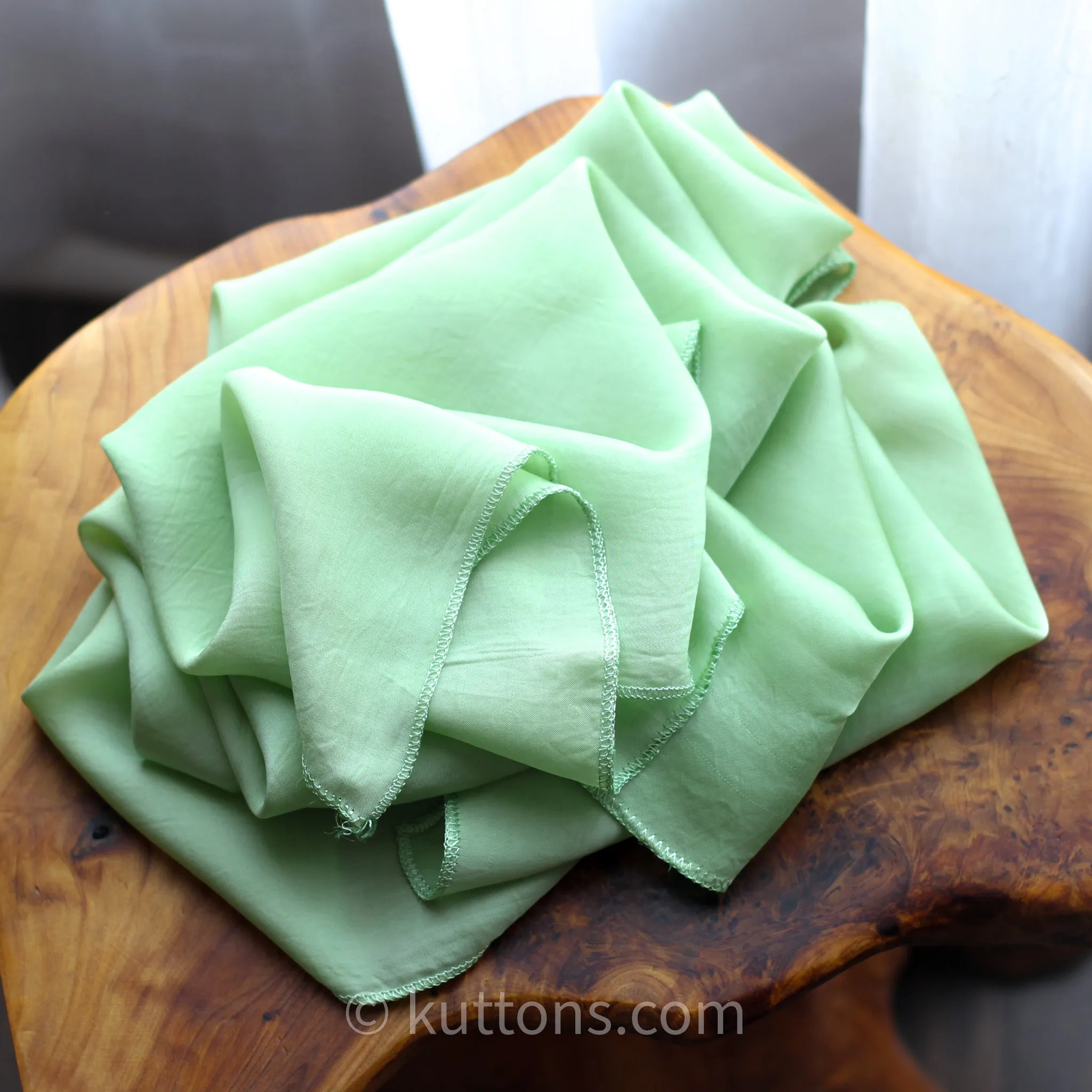 Pure Mulberry Silk Bandana Scarf - Luxurious 100% Mulberry Silk Neck Square | Emerald Green, 24x25"